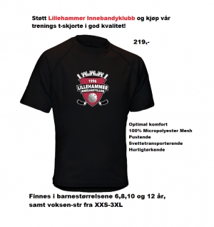 Støtt Lillehammer IBK med å kjøpe vår nye trenings t-skjorte!